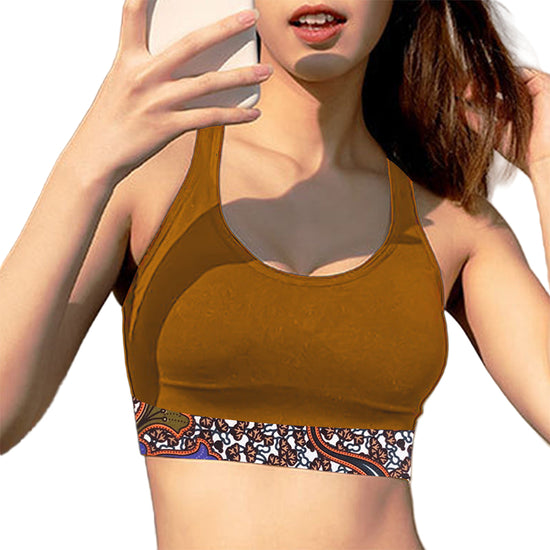 African Pattens Sports Set, 77% Polyester, 23% Spandex