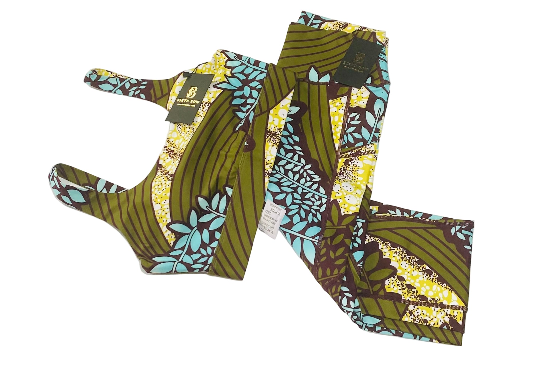 Ladies Ankara Yoga Sets