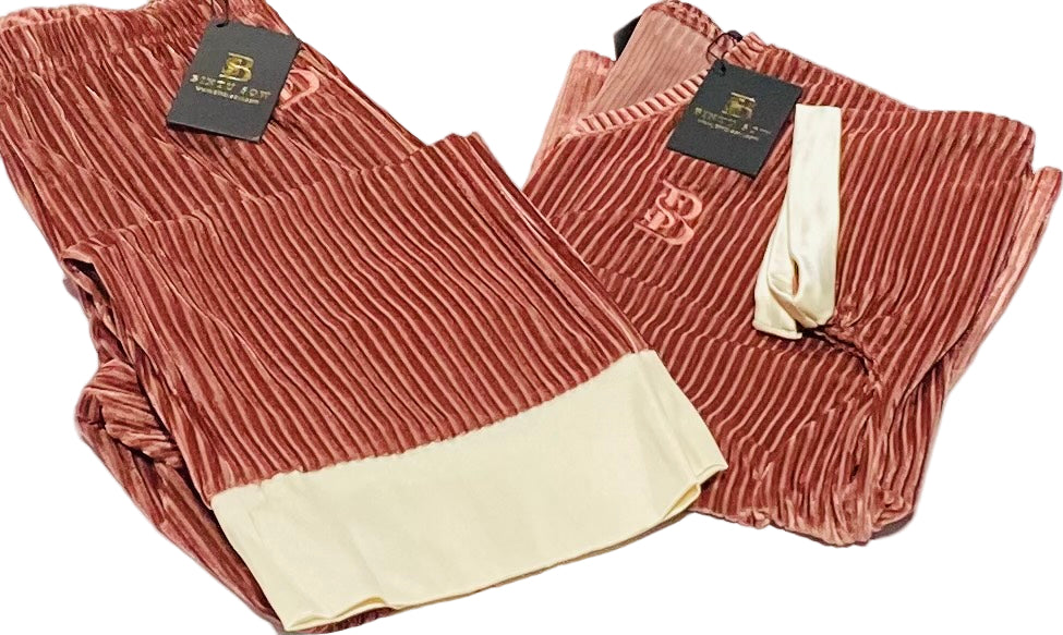 Velour Sleepwear Set